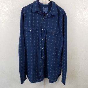 Lucky Brand Slim Fit XL Button Down Unisex top